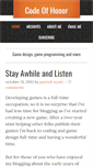 Mobile Screenshot of codeofhonor.com